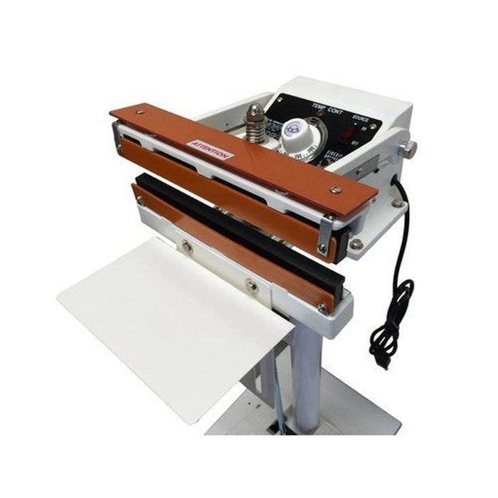 Sealer Sales 8" W-Series Direct Heat Foot Sealer With 15mm Meshed Seal Width - PTFE Coated - (1 Count)-Processing and Handling Supplies-BeastBranding