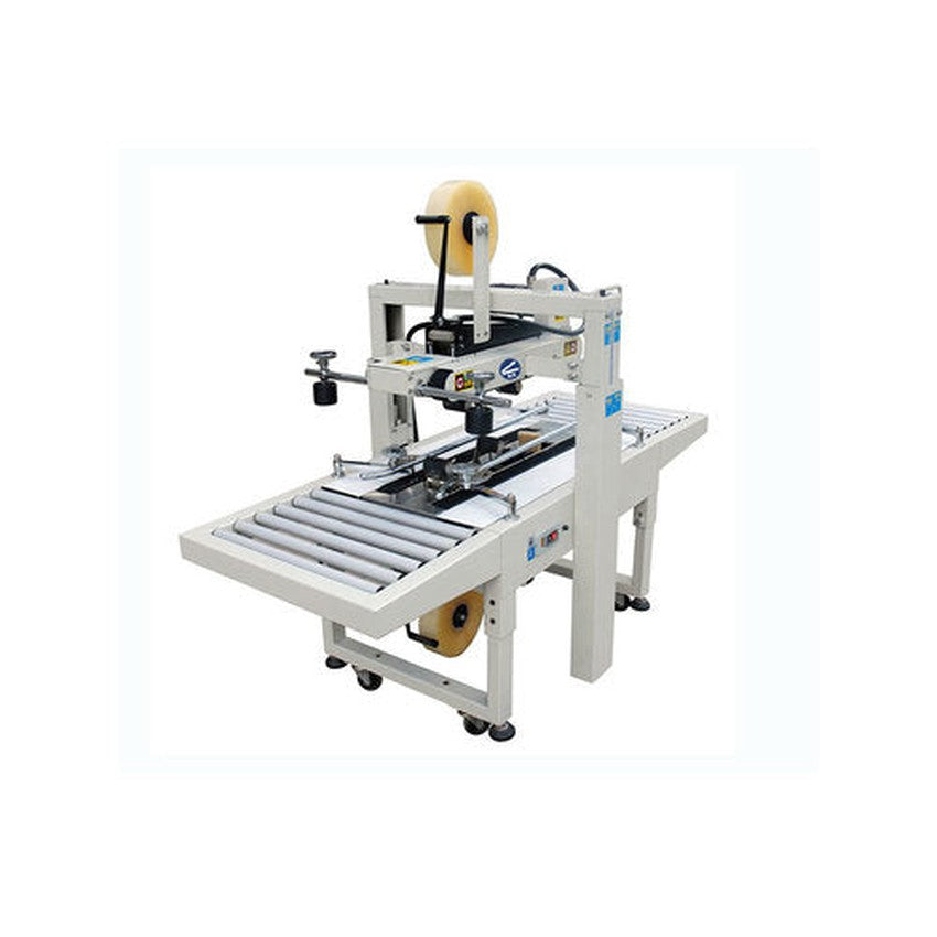 Sealer Sales Semi-Automatic Uniform Carton Sealer With Top And Bottom Drive Belts - (1 Count)-Processing and Handling Supplies-BeastBranding