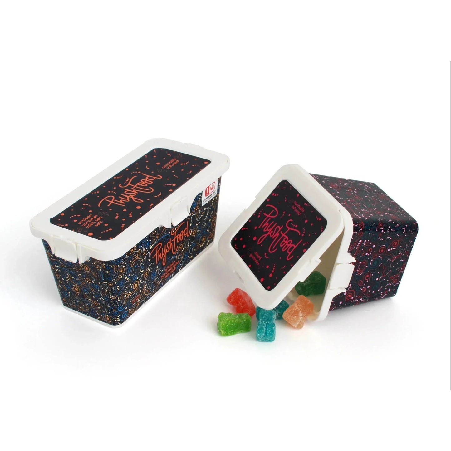 STO Brick Pop Top Vial - 87 Dram - Recyclable - Child Resistant CR - Various Colors (288 Count)-Pop Top Vials-BeastBranding