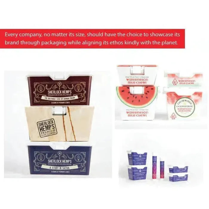 STO Micro Pop Top Vial - 18 Dram - Recyclable - Child Resistant CR - White - (720 Count)-Pop Top Vials-BeastBranding