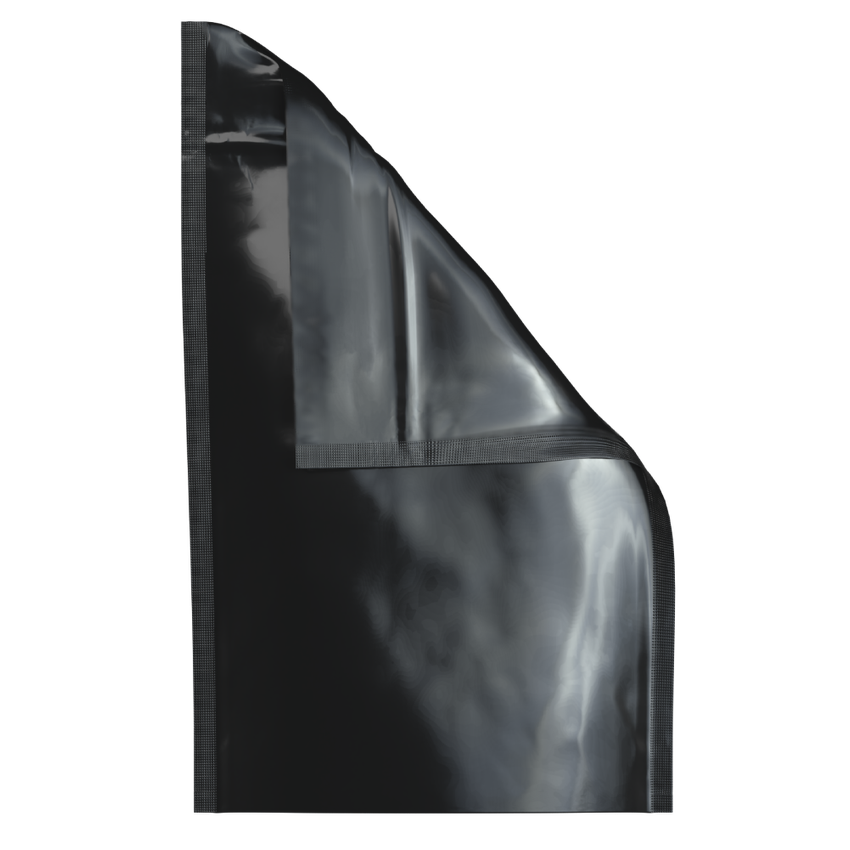 test Mylar Bag Opaque Black - 1/2 Oz - 14 Grams - (100 to 50,000 Count) test-Mylar Smell Proof Bags-BeastBranding