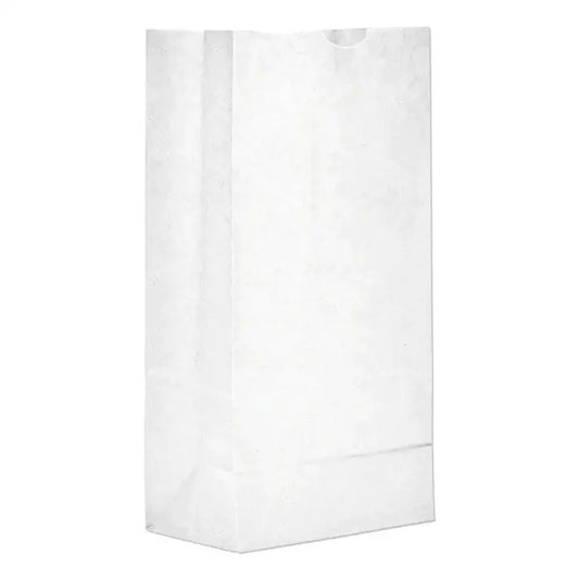 #1 White Paper Bag - 1 Pound - (500 - 10,000 Count)-Pharmacy Bags & Exit Bags-BeastBranding