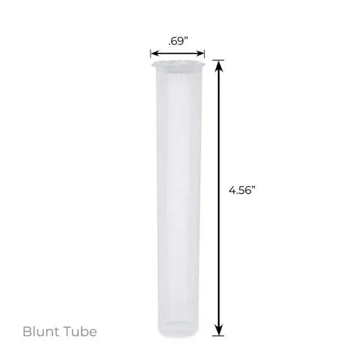 116mm Blunt Tubes - Clear - (1000 Per Box)-Joint Tubes & Blunt Tubes-BeastBranding