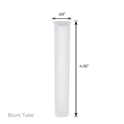 116mm Blunt Tubes - Clear - (1000 Per Box)-Joint Tubes & Blunt Tubes-BeastBranding