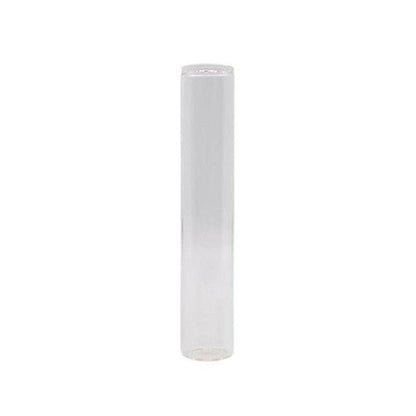 116mm Clear Glass Blunt Tube w/ Wood Cork - (100 Count)-Joint Tubes & Blunt Tubes-BeastBranding