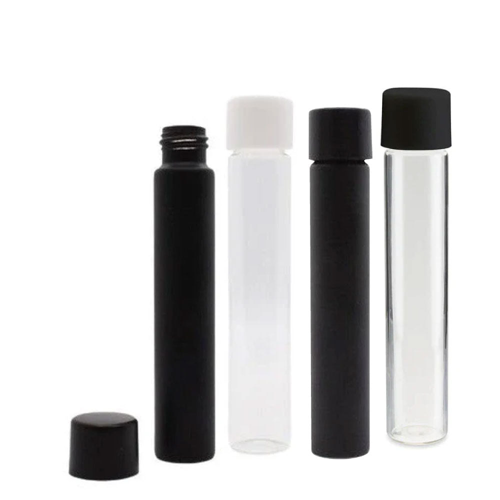 116mm Glass Tube, Printed Sticker, and Application of Sticker On Glass Blunt Tubes-Custom Print Stickers