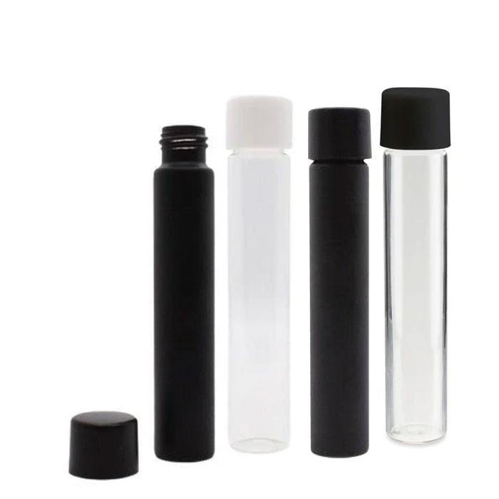 116mm Glass Tube, Printed Sticker, and Application of Sticker On Glass Blunt Tubes-Custom Print Stickers