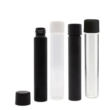 116mm Glass Tube, Printed Sticker, and Application of Sticker On Glass Blunt Tubes-Custom Print Stickers