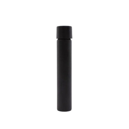 116mm Opaque Matte Black Glass Tube w/ Plastic Black Child Resistant Cap - (100 - 45,000 Count)-Tubes-BeastBranding