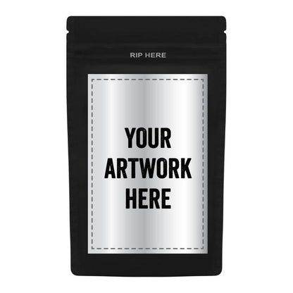 1/2 Oz Grip N Pull Child Resistant Mylar Bag With Labels & Application-Mylar Smell Proof Bags-BeastBranding
