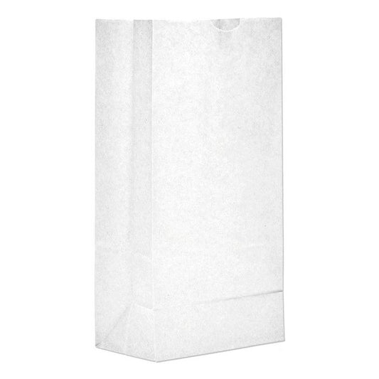 #12 White Paper Bag - 12 Pound - (500 - 10,000 Count)-Pharmacy Bags & Exit Bags-BeastBranding