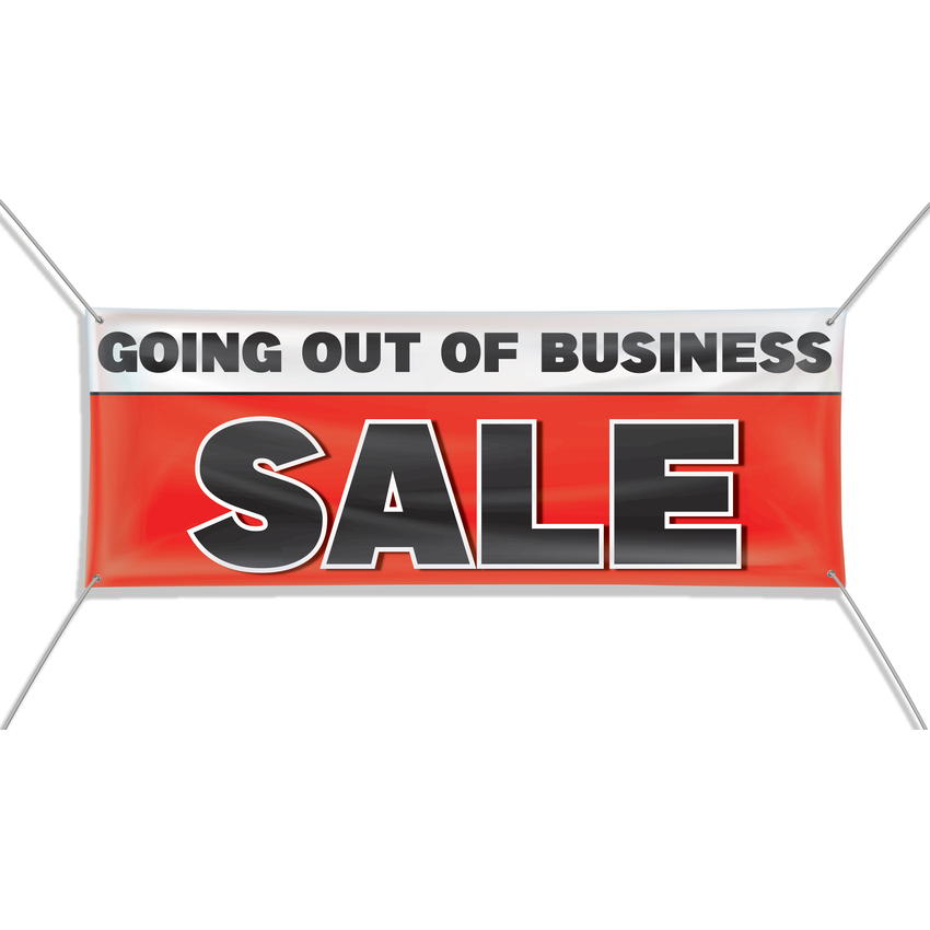 13oz Indoor/Outdoor Banner with Grommets (Various Sizes & Styles)-Custom Print Stickers