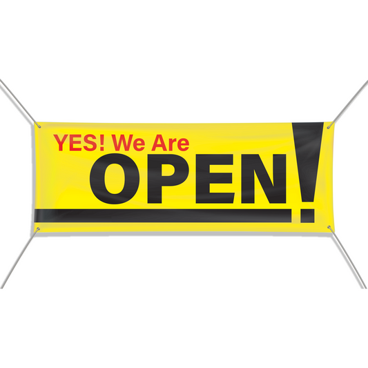 13oz Indoor/Outdoor Banner with Grommets (Various Sizes & Styles)-Custom Print Stickers