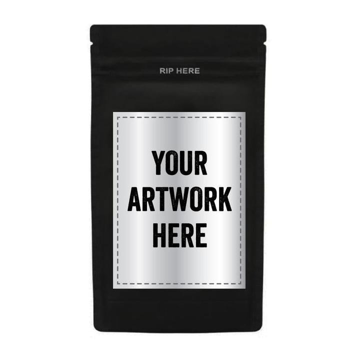1/4 Oz Grip N Pull Child Resistant Mylar Bag With Labels & Application-Mylar Smell Proof Bags-BeastBranding