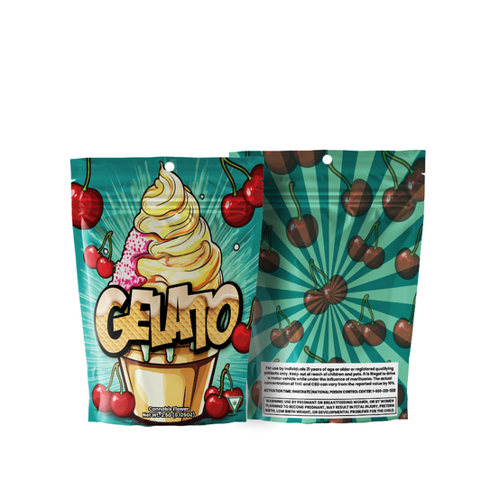 1/8 Oz Pre-Designed Strain Bag Gelato Mylar Bag 3.5g-Mylar Smell Proof Bags-BeastBranding