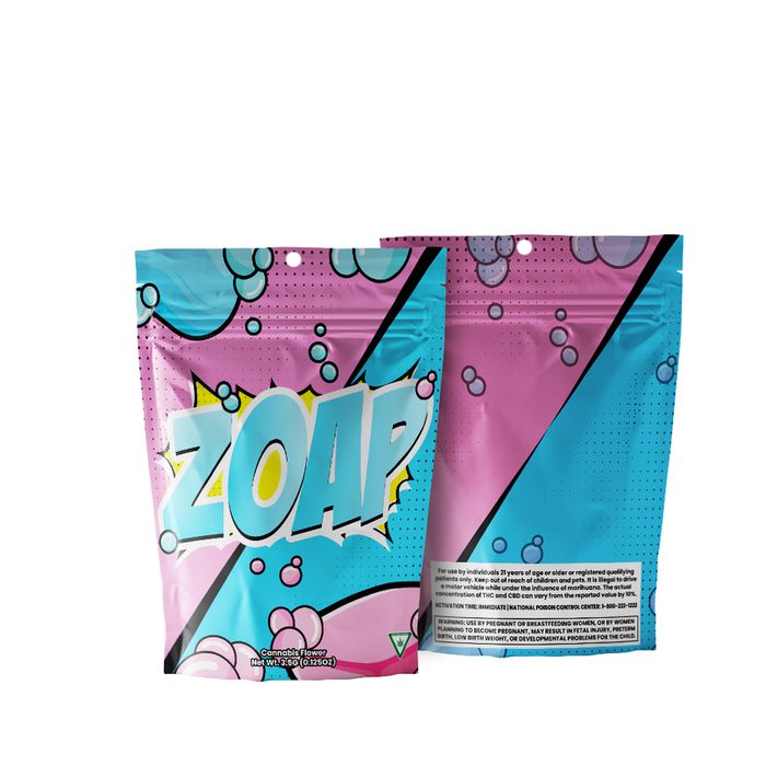 1/8 Oz Pre-Designed Strain Bag Zoap Mylar Bag 3.5g-Mylar Smell Proof Bags-BeastBranding