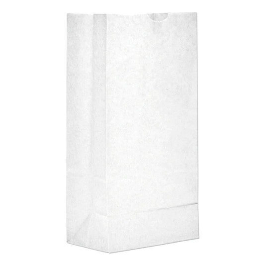 #2 White Paper Bag - 2 Pound - (500 - 10000 Count)-Paper Bags & Plastic Bags-BeastBranding