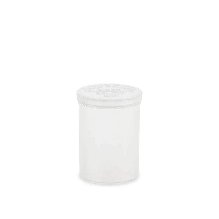 30 Dram Pop Top Vial - 1/4 Oz - Clear - (160 Count)-Pop Top Vials