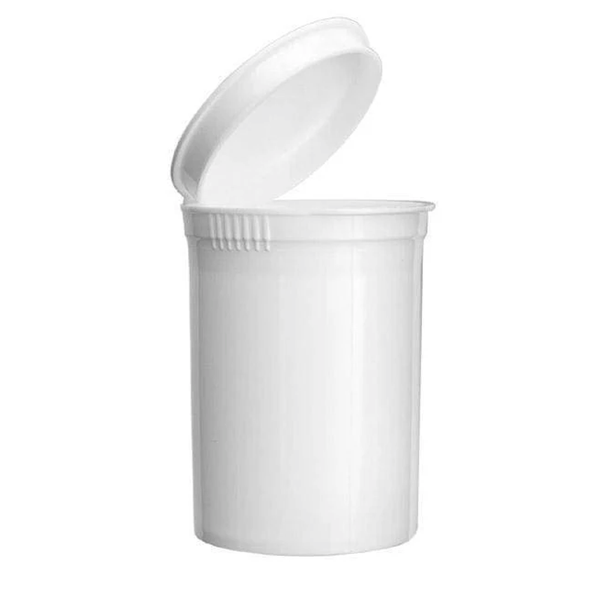 30 Dram Pop Top Vial - 1/4 Oz - White - (160 Count)-Pop Top Vials