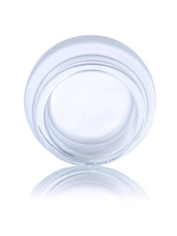 5 mL Frosted Opaque White Glass Concentrate Container With White Cap - (126 Count)-Concentrate Containers and Accessories-BeastBranding