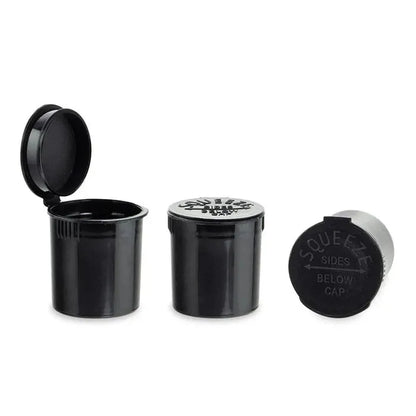 6 Dram Pop Top Vial - Black - (600 Count)-Pop Top Vials-BeastBranding