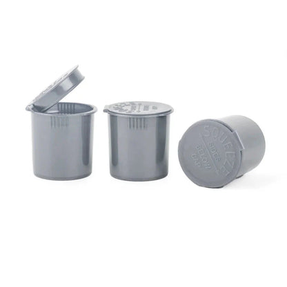 6 Dram Pop Top Vial - Silver - (600 Count)-Pop Top Vials-BeastBranding