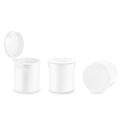 6 Dram Pop Top Vial - White - (600 Count)-Pop Top Vials-BeastBranding