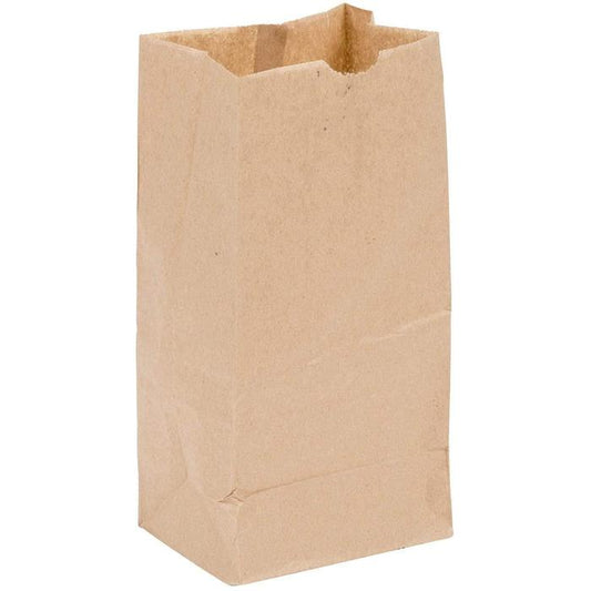 #8 Brown Paper Bag - 8 Pound - (500 - 10,000 Count)-Pharmacy Bags & Exit Bags-BeastBranding