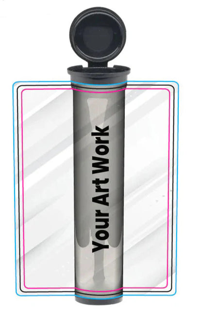 90mm Joint Tube, with Printed Sticker and Application of sticker!-Custom Print Stickers-BeastBranding