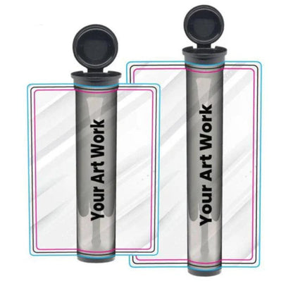 90mm or 116mm Joint Tubes with Label Application – Pre-Roll Packaging-Custom Print Stickers-BeastBranding