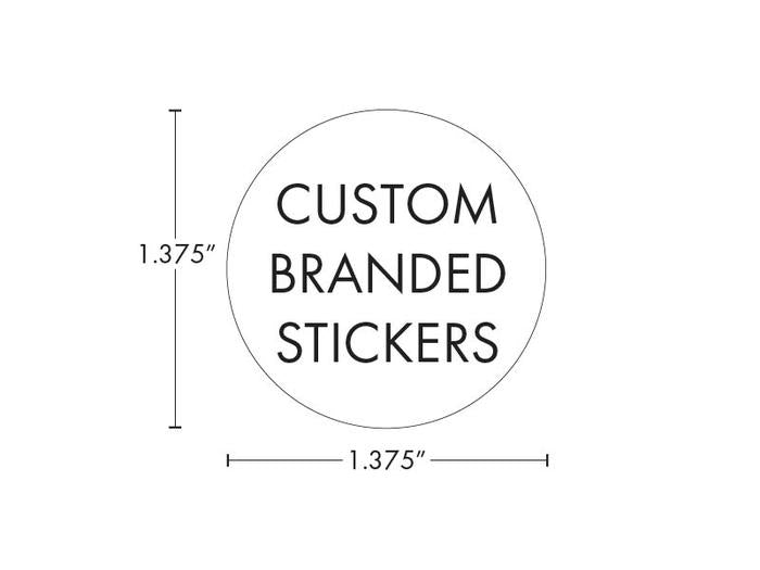 Beast Branding CUSTOM PRINTED STICKERS - 1.375" Circle for Concentrate Container or Flower Jar-Custom Print Stickers-BeastBranding