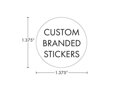 Beast Branding CUSTOM PRINTED STICKERS - 1.375" Circle for Concentrate Container or Flower Jar-Custom Print Stickers-BeastBranding