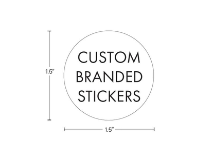 Beast Branding CUSTOM PRINTED STICKERS - 1.5" Circle for Concentrate Container or Flower Jar-Custom Print Stickers