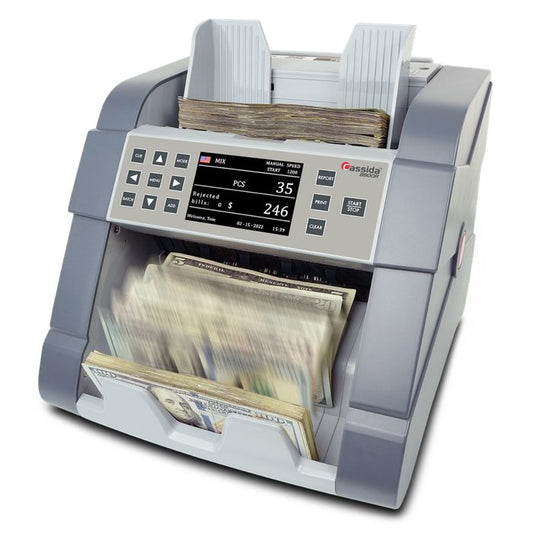 Cassida 8800R Mixed Bill Counter - top-loading - (1 Count)-Office Supplies & Currency Counters-BeastBranding