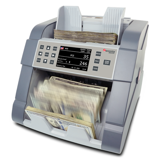 Cassida 8800R Mixed Bill Counter - top-loading - (1 Count)-Office Supplies & Currency Counters-BeastBranding