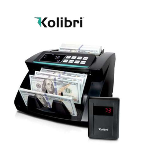 Cassida Kolibri Automatic Bill Counter (Back-Loading) - (1 Count)-Office Supplies & Currency Counters-BeastBranding