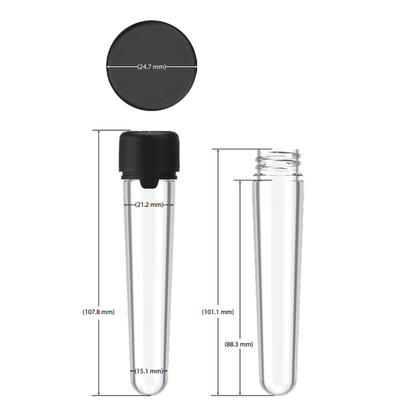 Chubby Gorilla 100mm Aviator CR Plastic Tubes - Various Colors - (500 Count)-Joint Tubes & Blunt Tubes-BeastBranding