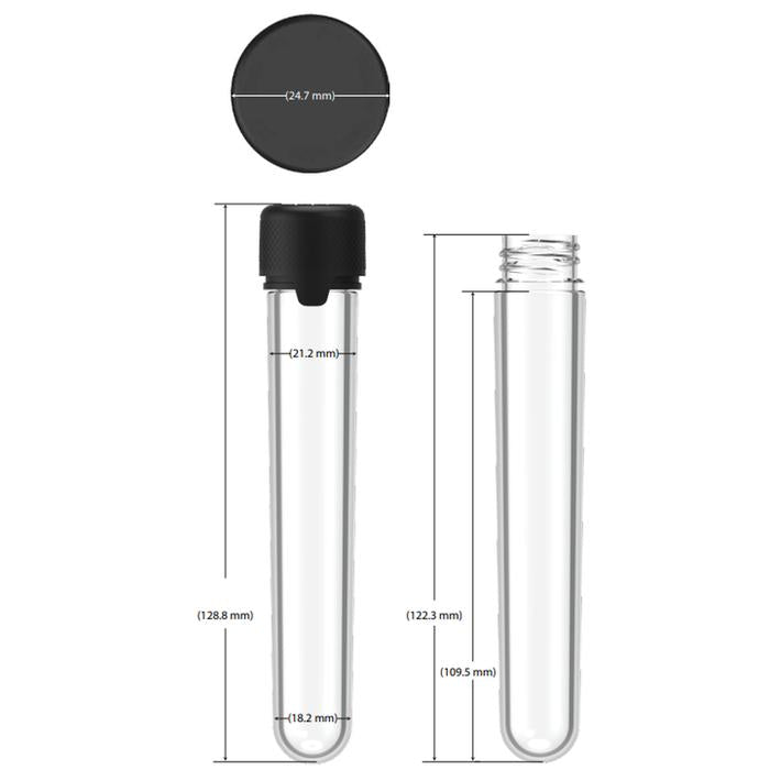 Chubby Gorilla 120mm Aviator CR Plastic Blunt Tubes - Various Colors - (Various Counts)-Joint Tubes & Blunt Tubes-BeastBranding