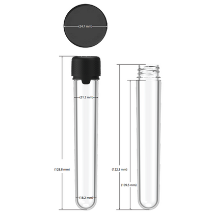 Chubby Gorilla 120mm Aviator CR Plastic Tubes - Various Colors - (Various Counts)-Joint Tubes & Blunt Tubes