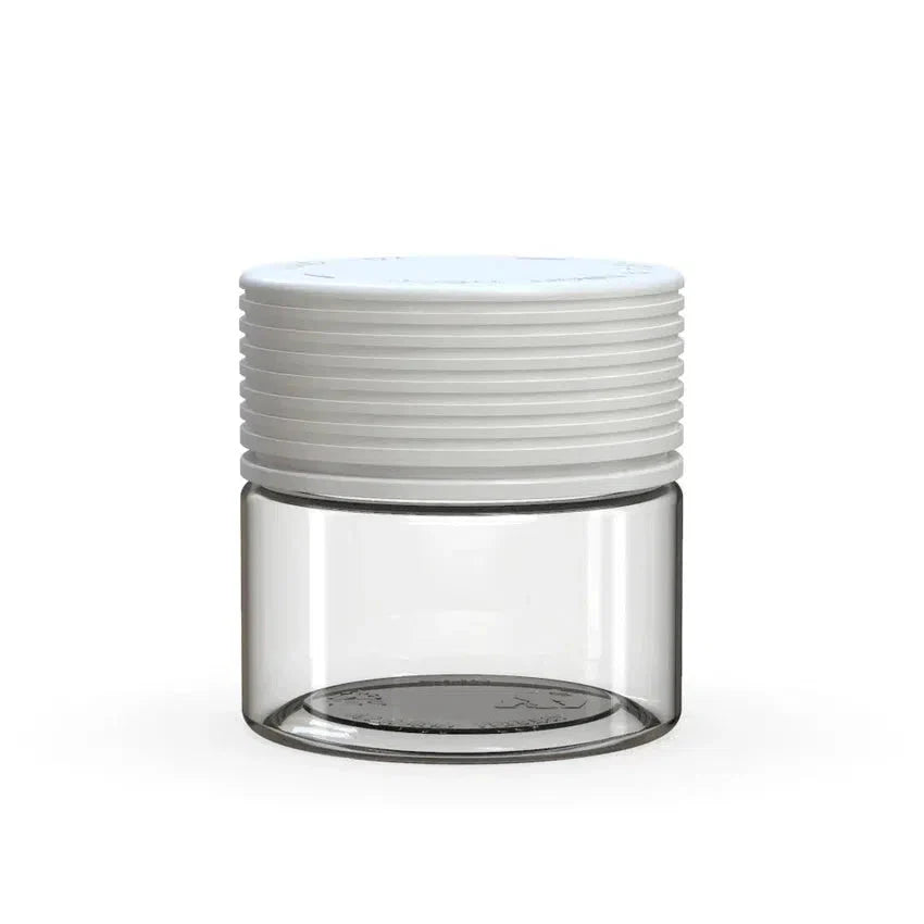 Chubby Gorilla 2oz Spiral CR Plastic Jar Containers - Various Colors - (400 Count)-Plastic Jars