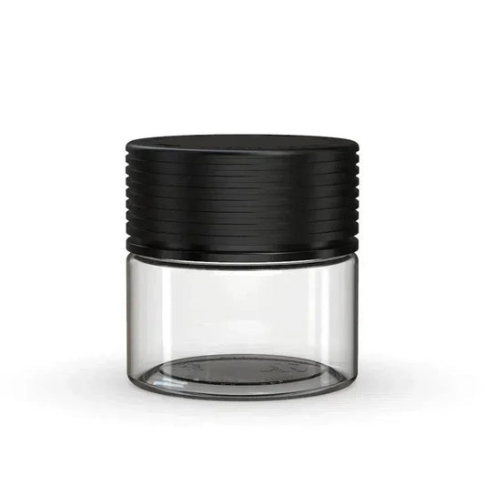 Chubby Gorilla 2oz Spiral CR Plastic Jar Containers - Various Colors - (400 Count)-Plastic Jars