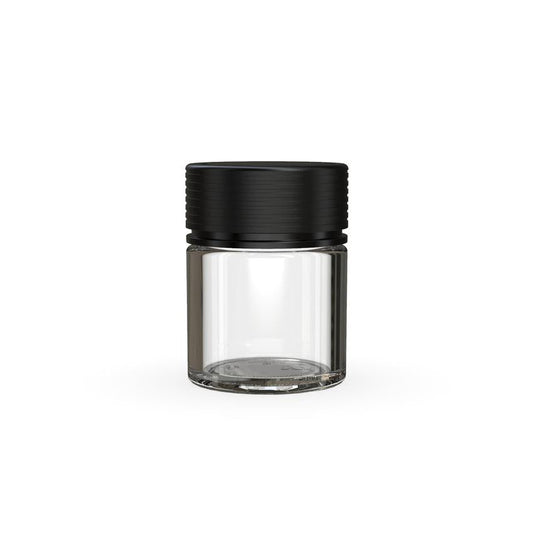 Chubby Gorilla 2oz Spiral CR Thick Walled Plastic Jar Containers - Various Colors - (150 Count)-Plastic Jars