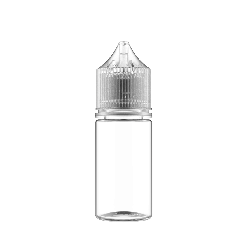 Chubby Gorilla 30ML Stubby Unicorn Plastic Squeeze Bottle PET CR - Various Colors - (Various Counts)-Dropper Bottles