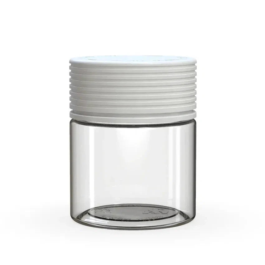 Chubby Gorilla 3oz Spiral CR Plastic Jar Containers - Various Colors - (Various Counts)-Plastic Jar