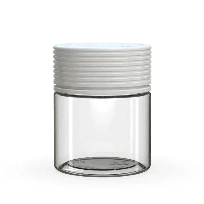 Chubby Gorilla 3oz Spiral CR Plastic Jar Containers With Labels & Application-Plastic Jar-BeastBranding