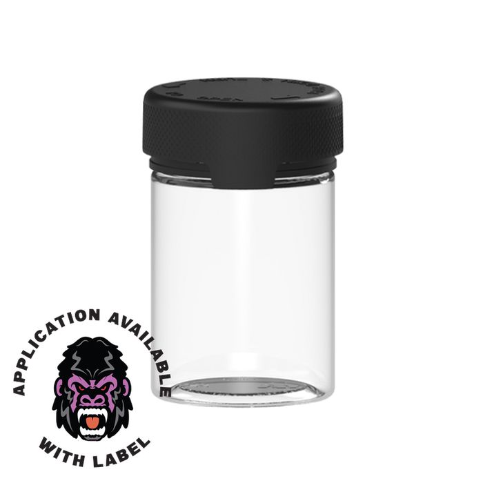 Chubby Gorilla 4oz Aviator CR Plastic Container w/ Inner Seal - Various Colors - (400 Count)-Aviator Containers-BeastBranding