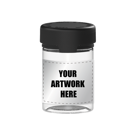 Chubby Gorilla 4oz Aviator CR Plastic Jar Containers w/ Inner Seal With Labels & Application-Aviator Containers-BeastBranding