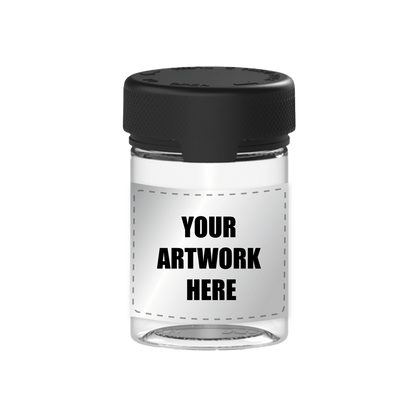 Chubby Gorilla 4oz Aviator CR Plastic Jar Containers w/ Inner Seal With Labels & Application-Aviator Containers