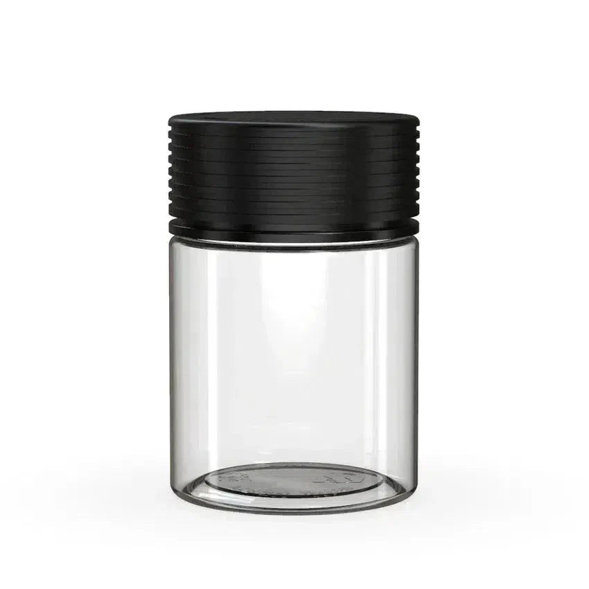 Chubby Gorilla 4oz Spiral CR Plastic Jar Containers - Various Colors - (Various Counts)-Plastic Jar