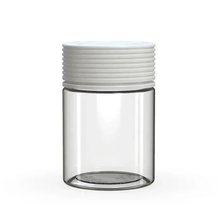 Chubby Gorilla 4oz Spiral CR Plastic Jar Containers With Labels & Application-Plastic Jar-BeastBranding